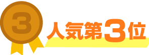 人気第3位